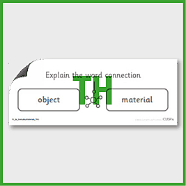 zY1 Science (Everyday Materials) Pre-Filled Thinking Hard 1