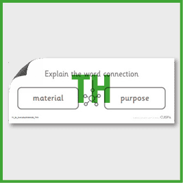 zY1 Science (Everyday Materials) Pre-Filled Thinking Hard 3