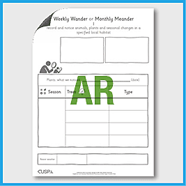 zY1 Science **RUNOVER ** (Plants - Trees) Weekly Wander AR