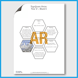zY2 Art E (3D) AR Significant Artists Hexagon Connections