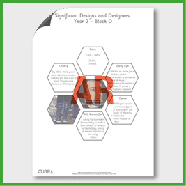 zY2 DT C (Understanding Materials) Significant Designers Hexagon Connections