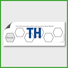 zY2 Geography **RUNOVER** (Compare...London and Nairobi) Pre-Filled Thinking Hard 4