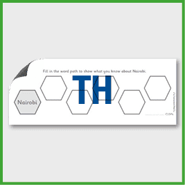 zY2 Geography **RUNOVER** (Compare...London and Nairobi) Pre-Filled Thinking Hard 4