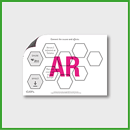 zY5 History **RUNOVER** (Ancient Greece) Cause and Effect Hexagons