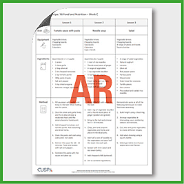 zY6 DT C (Food & Nutrition) Supporting Recipe