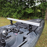 YakAttack Command Center CrossBar - Track Mounted LockNLoad™ Mounting System