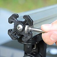 YakAttack Command Center CrossBar - Track Mounted LockNLoad™ Mounting System