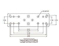 YakAttack Rectangular Fish Finder Mount W/LockNLoad Mounting System