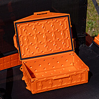 YakAttack TracPak Stackable Storage Box - Orange