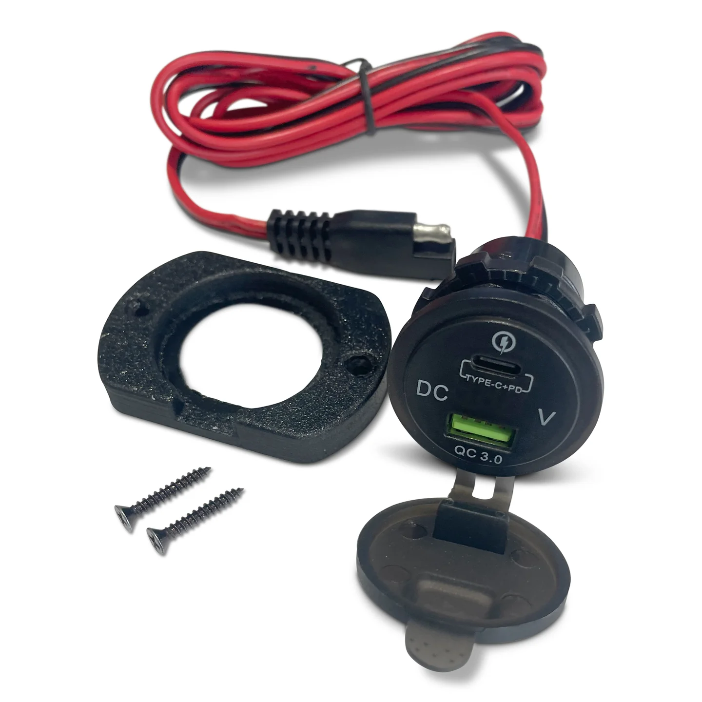 Yak-Power Dual USB/USB-C Charging Port Yak-Power Dual USB/USB-C Charging Port