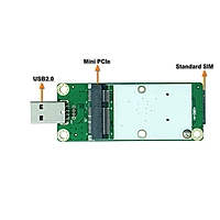 Mini PCIe to USB Adapter with SIM Slot – Industrial 4G LTE Modem Converter for Quectel EC25/EC20, Ideal for Raspberry Pi, Routers, IoT, M2M, CCTV Applications