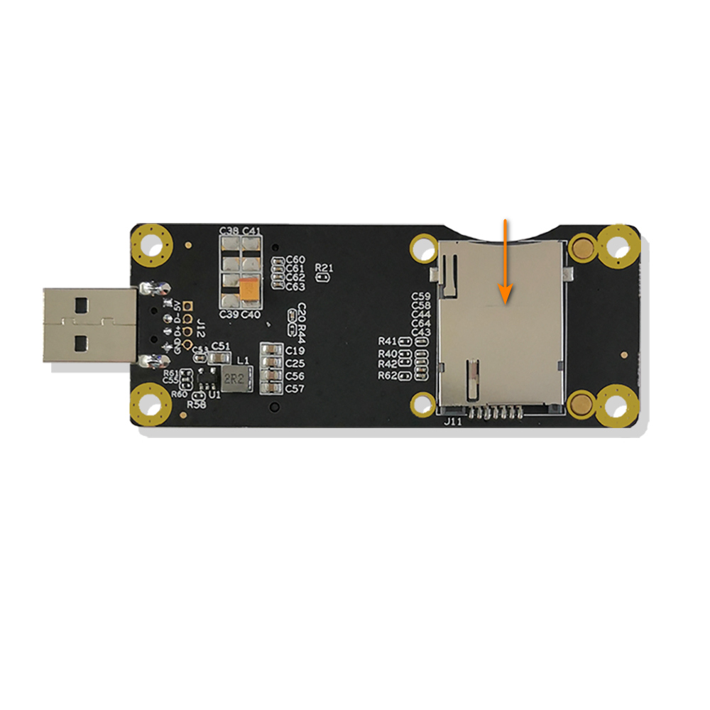 4G LTE Mini PCIe to USB 2.0 Adapter with SIM Slot – Industrial Adapter for Quectel EC25/EC20 and Other WWAN Modules, Ideal for Routers, IoT, CCTV & M2M Devices