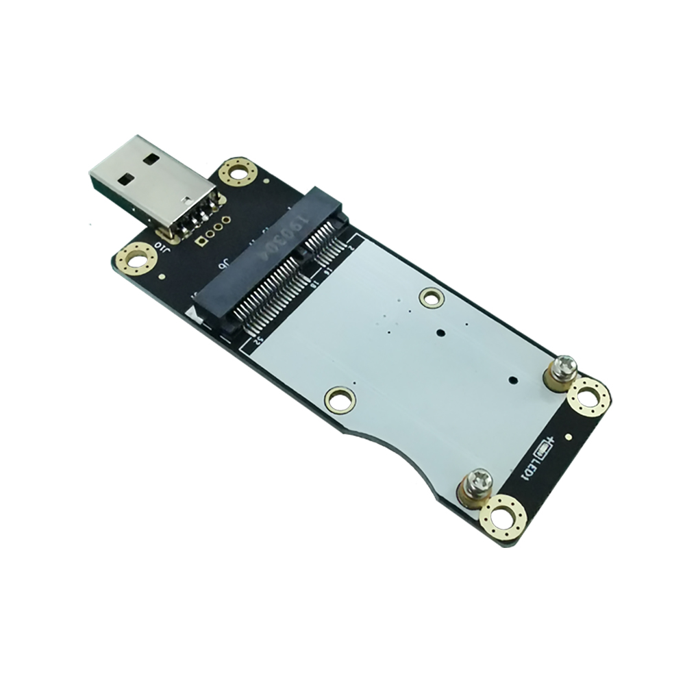 4G LTE Mini PCIe to USB 2.0 Adapter with SIM Slot – Industrial Adapter for Quectel EC25/EC20 and Other WWAN Modules, Ideal for Routers, IoT, CCTV & M2M Devices