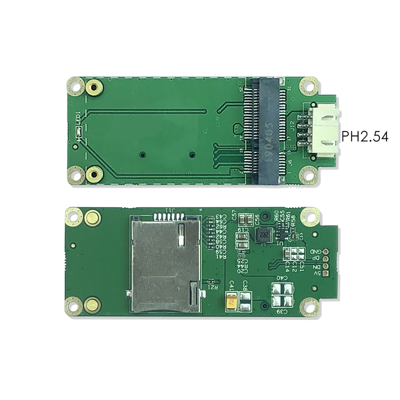 4G LTE Industrial Mini PCIe to 4PIN PH2.54 USB Adapter with SIM Slot – USB 2.0 Connector for LTE Modules like Quectel EC25, Ideal for IoT, M2M, Raspberry Pi
