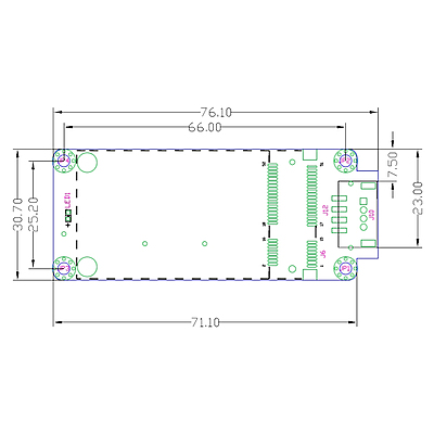 4G LTE Industrial Mini PCIe to 4PIN PH2.54 USB Adapter with SIM Slot – USB 2.0 Connector for LTE Modules like Quectel EC25, Ideal for IoT, M2M, Raspberry Pi