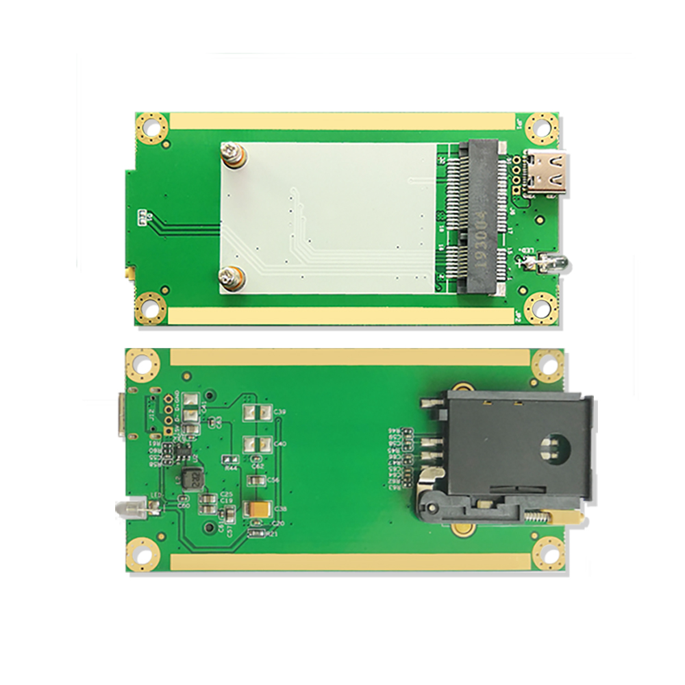 4G LTE Industrial Mini PCIe to USB Type-C 3.1 Adapter with SIM Slot – USB 2.0 Interface for Quectel EC25/EC20, Ideal for IoT, Raspberry Pi, Industrial Networking