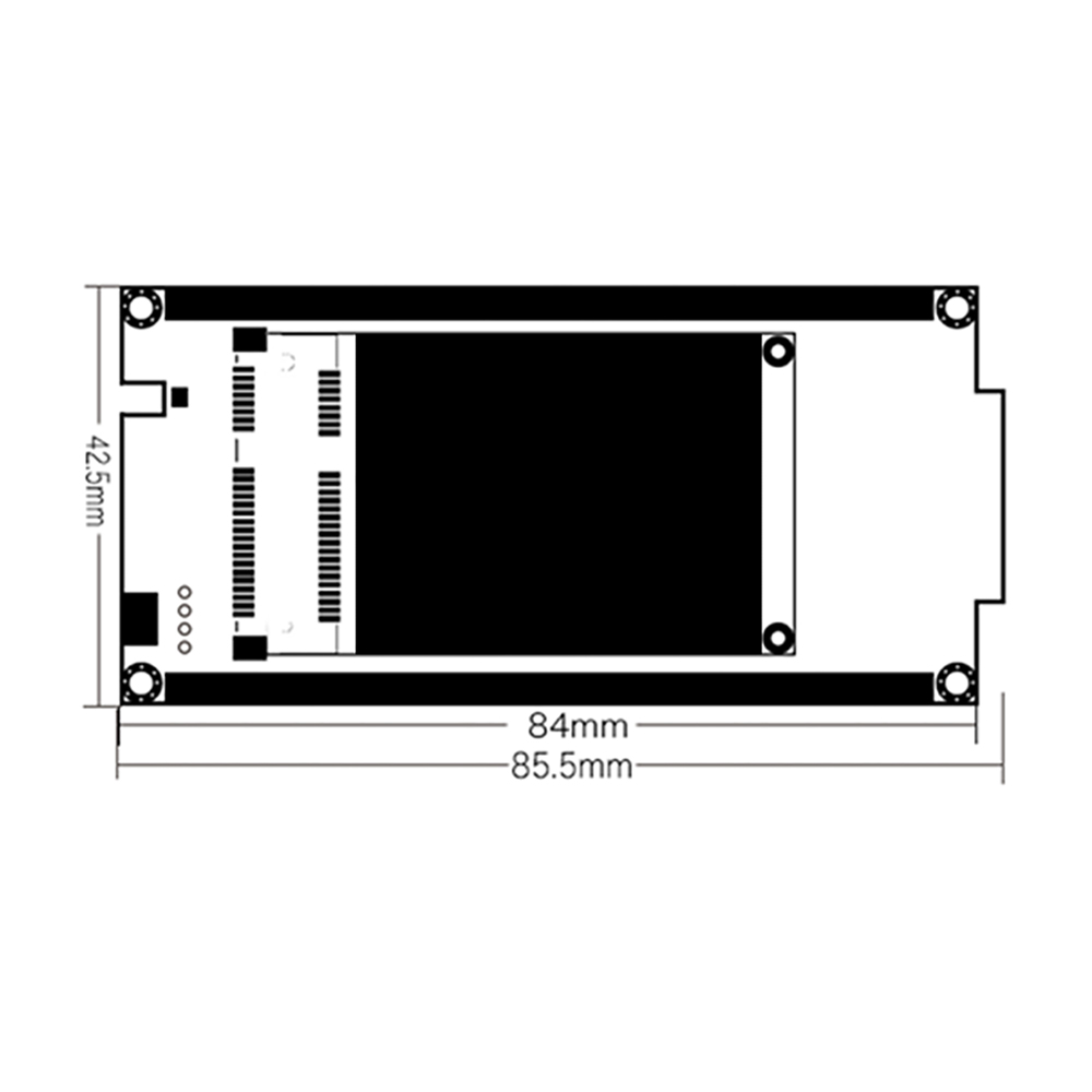 4G LTE Industrial Mini PCIe to USB Type-C 3.1 Adapter with SIM Slot – USB 2.0 Interface for Quectel EC25/EC20, Ideal for IoT, Raspberry Pi, Industrial Networking