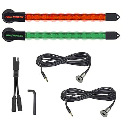 Yak-Power 2pc 10" Red/Green LED light Kit Yak-Power 2pc 10" Red/Green LED light Kit