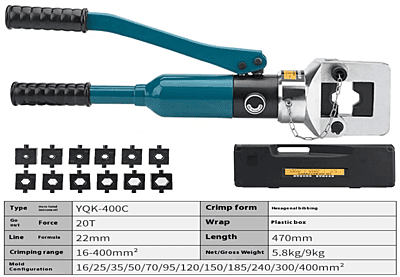 Crimping Tool Hydraulic 400 mm