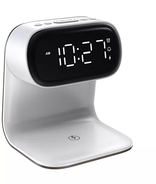 Clock Lamp with Wireless Charger