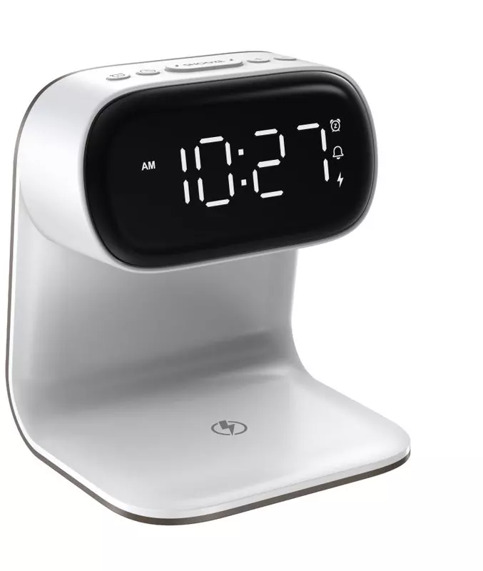 Clock Lamp with Wireless Charger