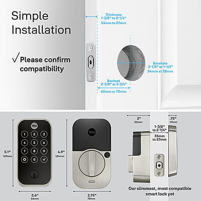 Yale Assure Lock 2 Touch – Fingerprint Touchscreen, Z-Wave Yale Assure Lock 2 Touch – Fingerprint Touchscreen, Z-Wave