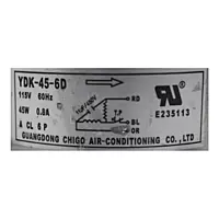 Motor Condensador 3 Toneladas Ydk 45 6D Para Magnum 13, Ydk150 6C - 320243048R