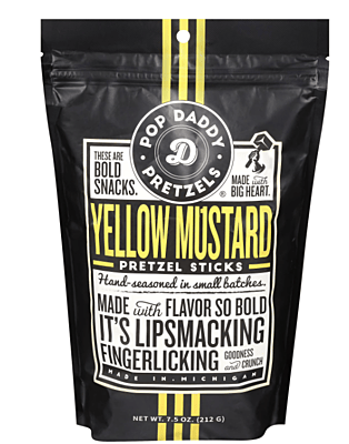 Yellow Mustard Pretzel Sticks