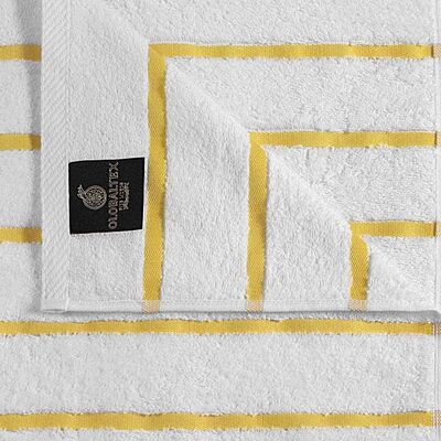 Yellow Stripe Pool and Beach Towel