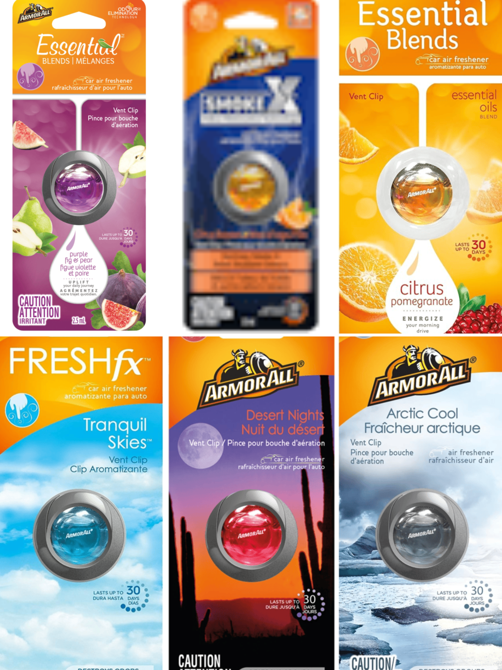 Armor All Vent Clip 2.5ml [4pcs/Box]