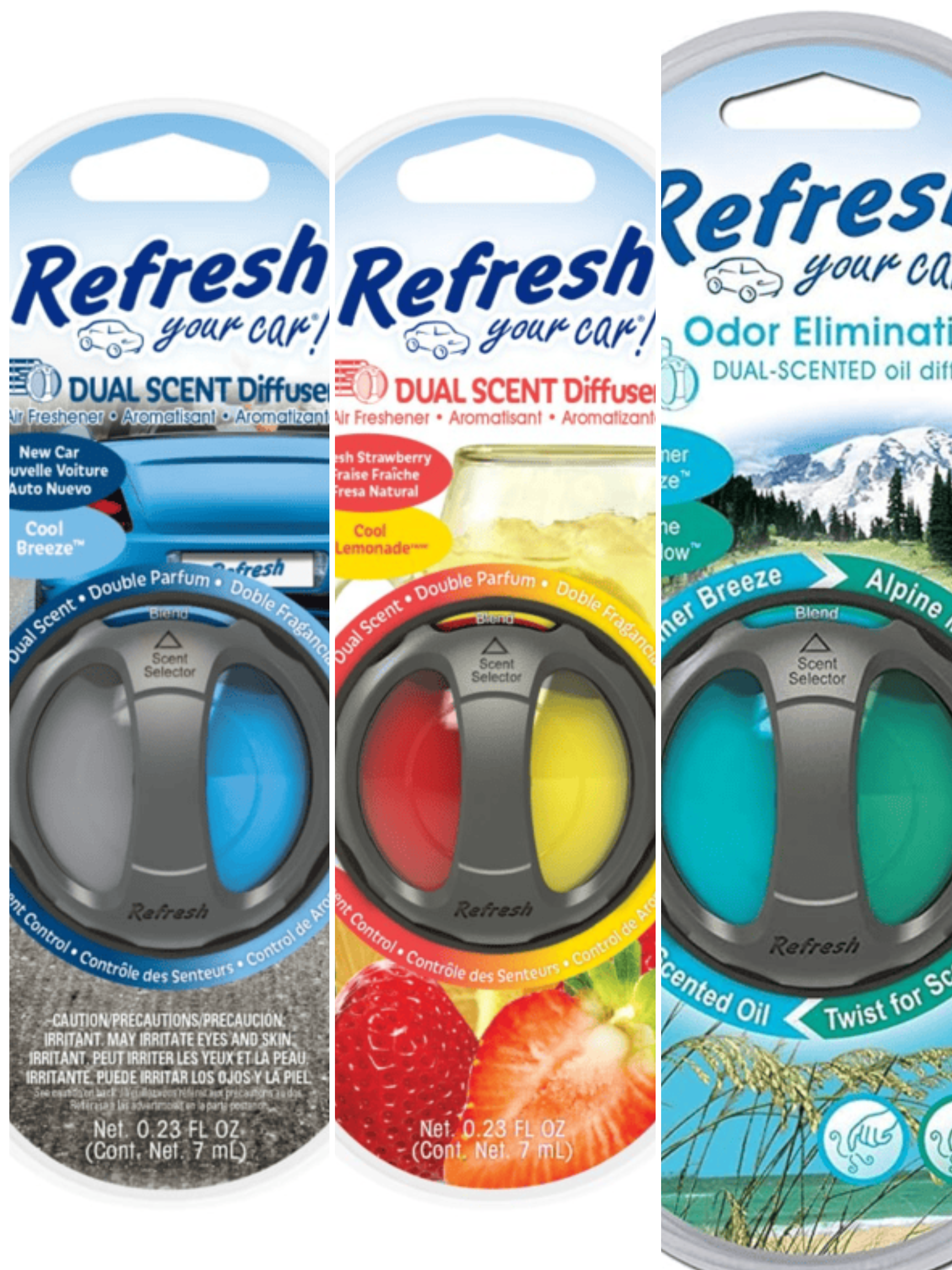 Refresh Vent Clip 1pk Large Diffuser [4pcs/pack]