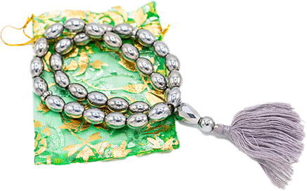 NYOTA Christian Leather Prayer Journal A6 + Gemstone Rosary Bracelet | Personalised + Handcrafted