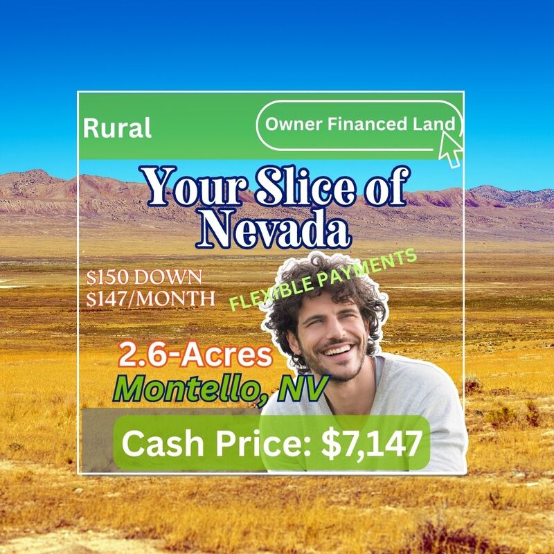 Yucca Dr & Elm St - Affordable Vacant 2.6 Acre Lot in Montello, NV