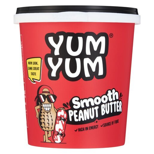 Yum Yum Peanut Butter Smooth 6x800g