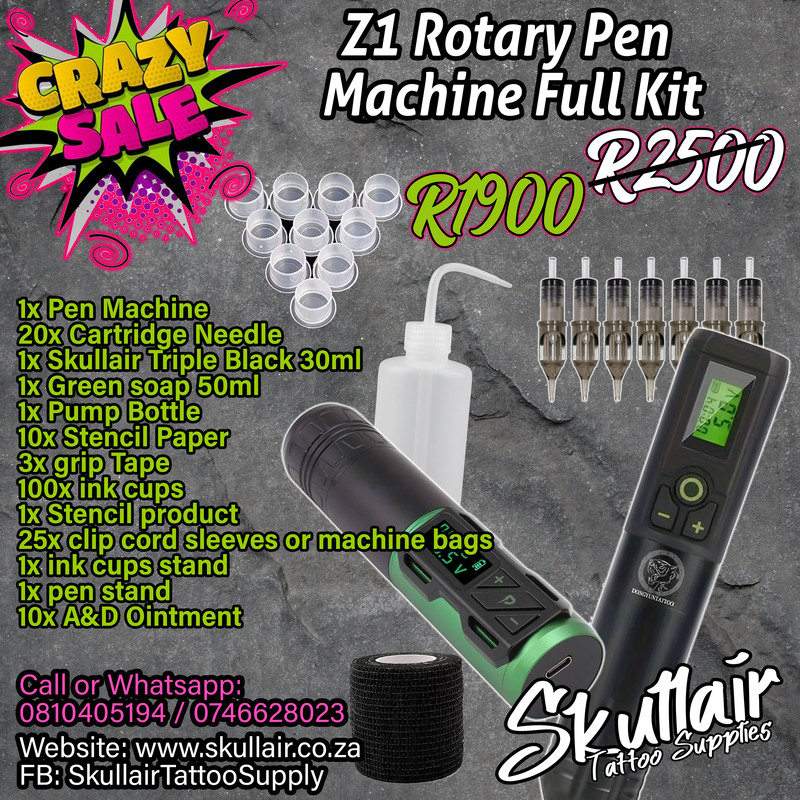 Z1 Wireless Tattoo Pen machine Full Kit Z1 Wireless Tattoo Pen machine Full Kit