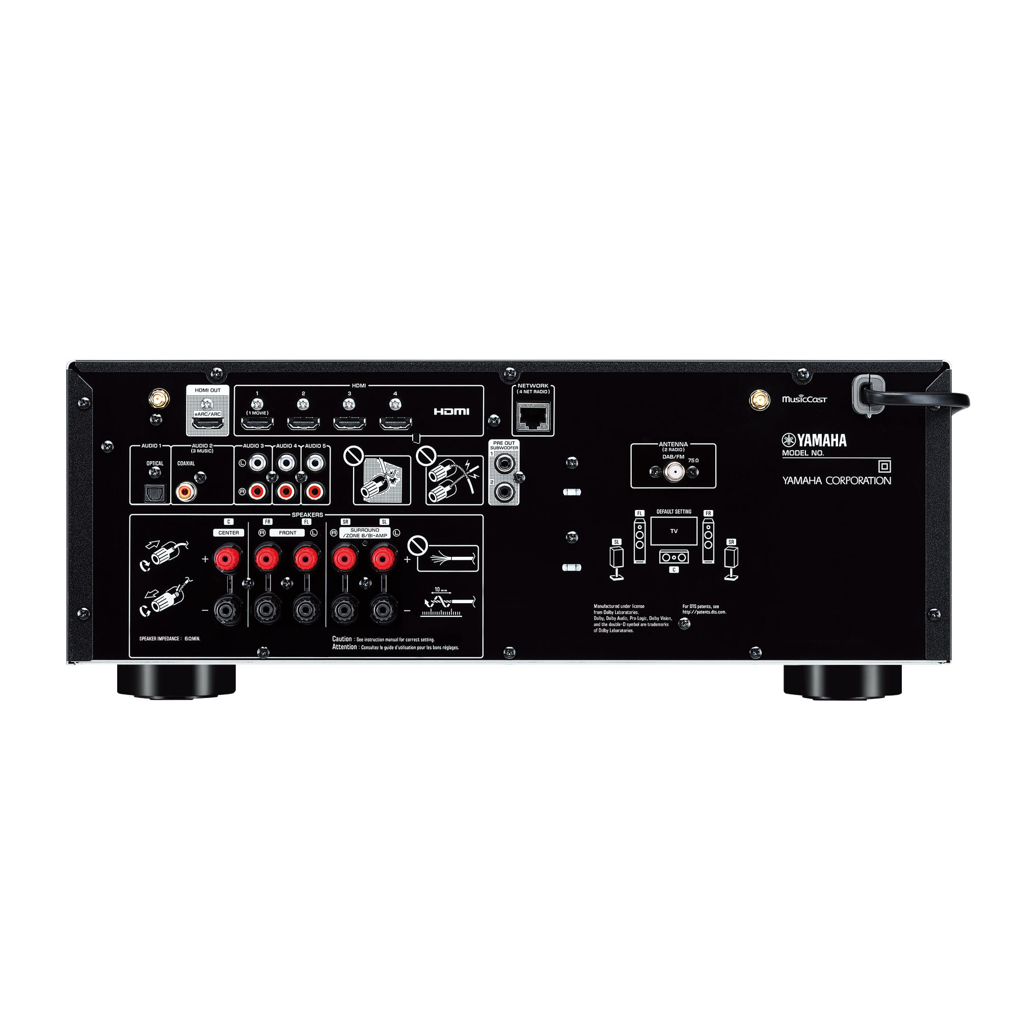 Yamaha RX-V4A 5.2 Ch AV Receiver