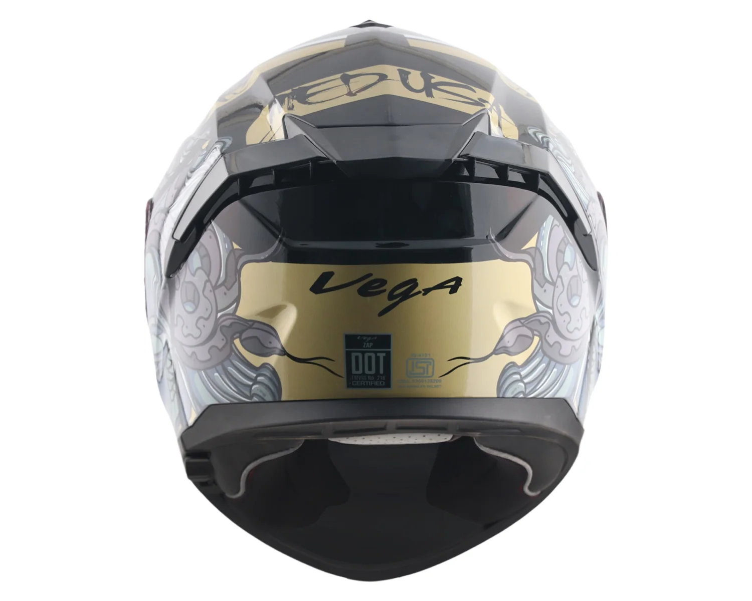 VEGA ZAP MEDUSA DULL BLACK GREY D/V (L)