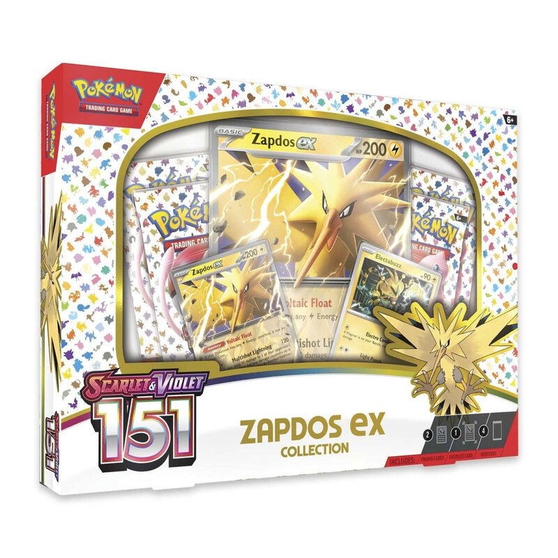 ZAPDOS EX COLLECTION BOX - POKEMON 151