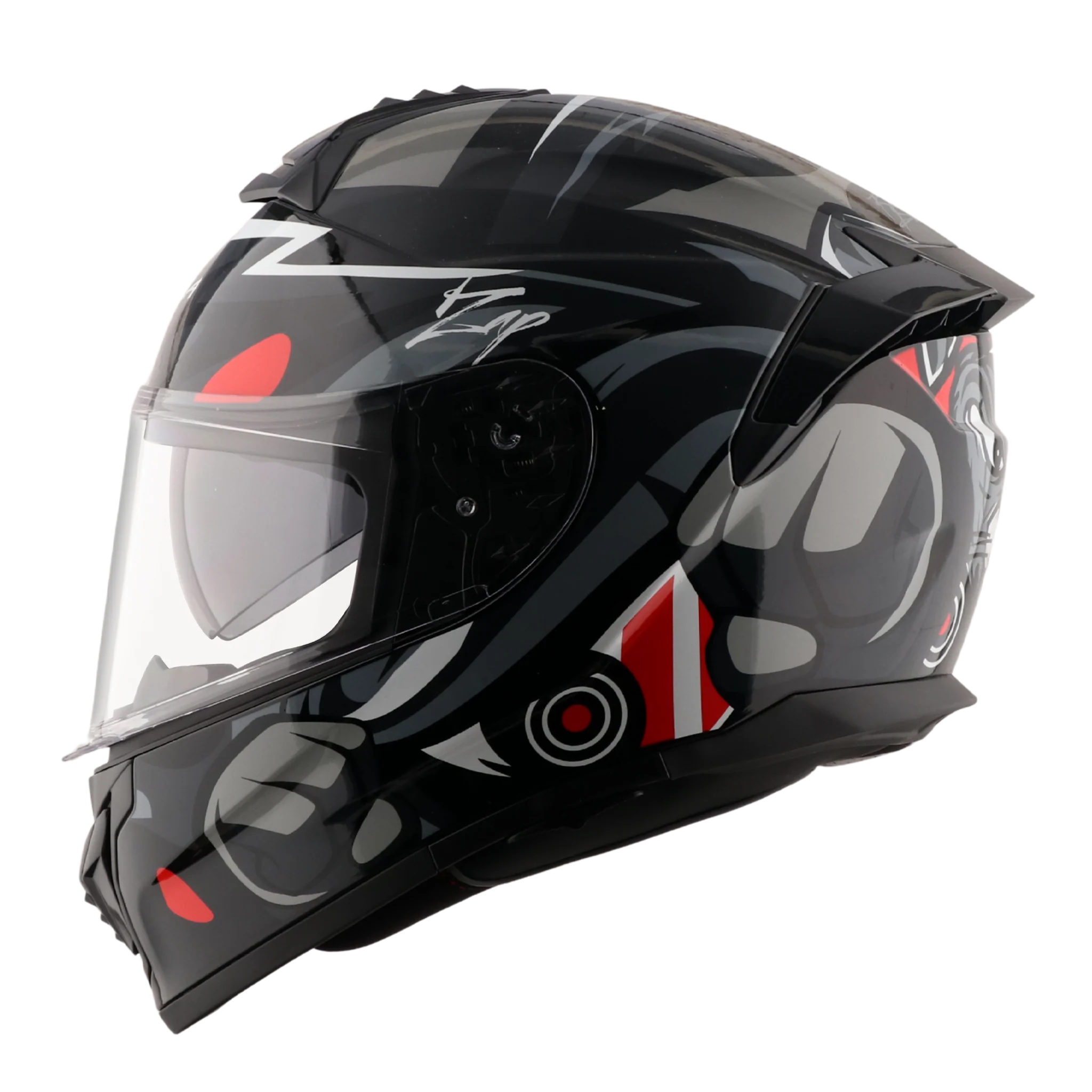 VEGA ZAP DUDE BLACK/RED D/V (L)