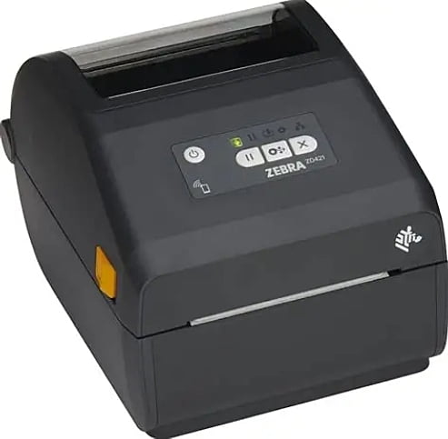 Direct Thermal Printer ZD421, 203 dpi, USB, USB Host, Modular Connectivity Slot, BTLE5, EU and UK Cords, Swiss Font, EZPL