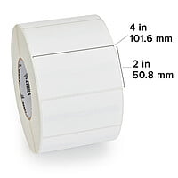 ZEBRA ZEB-10003051R ZPERF 1000D 4X2 2760/ROLL SGL ROLL