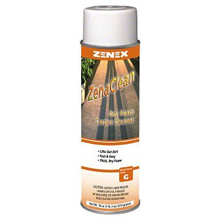 Zenex ZenaClean Thick Dry Carpet Cleaner - 18 oz. Net Wt. 12/CS