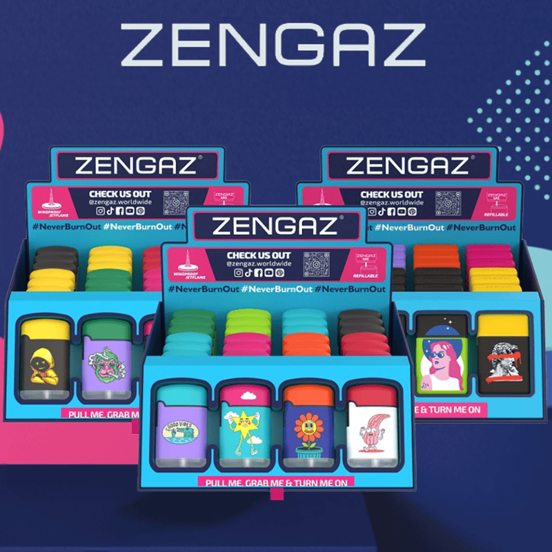 ZENGAZ LIGHTER 28CT REFILE
