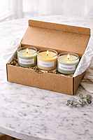 Harvest Glow Soy Candle Set (3-Pack)