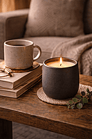 Fireside Single Candle