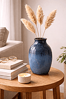Hand-Thrown Stoneware Vase