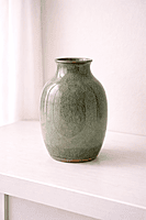 Hand-Thrown Stoneware Vase