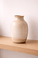 Hand-Thrown Stoneware Vase