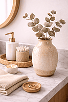 Hand-Thrown Stoneware Vase