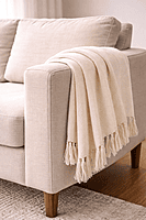 Woven Cotton Throw Blanket